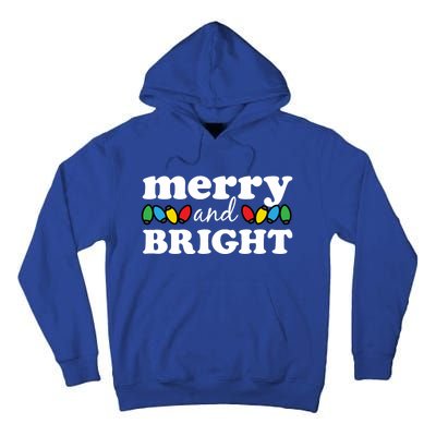 Merry And Bright Christmas Lights Hoodie Tall Hoodie