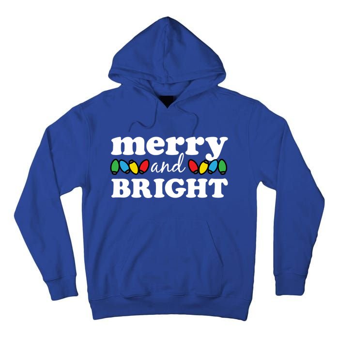 Merry And Bright Christmas Lights Hoodie Tall Hoodie