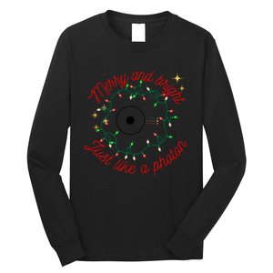 Merry And Bright Just Like A Photon Physics Christmas Long Sleeve Shirt