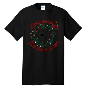 Merry And Bright Just Like A Photon Physics Christmas Tall T-Shirt