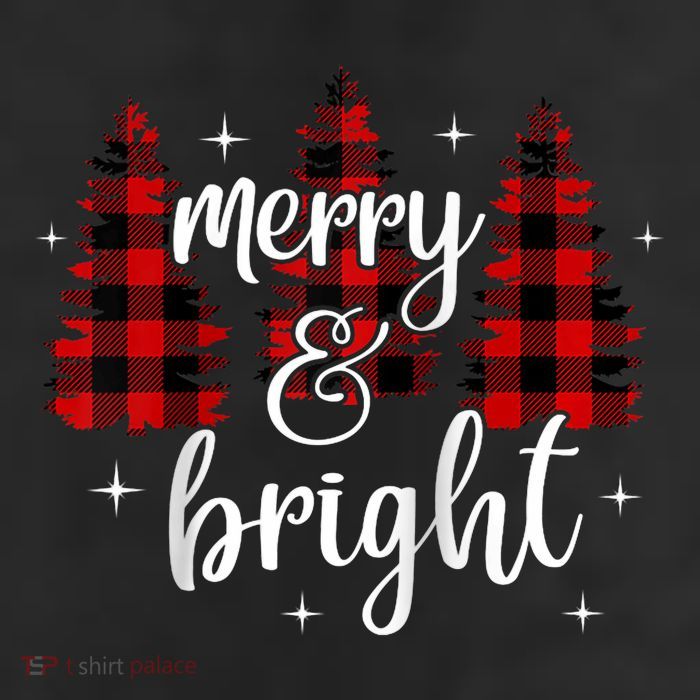 Merry And Bright Matching Family Gifts Xmas Trees Raglan Baseball Cool Comfort Performance Bucket Hat