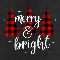Merry And Bright Matching Family Gifts Xmas Trees Raglan Baseball Adult Drive Performance Visor