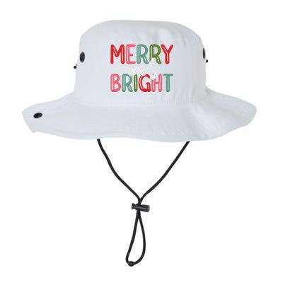 Merry And Bright Christmas Pajama Cute XMas Holiday Legacy Cool Fit Booney Bucket Hat