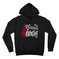 Merry And Bright Christmas Long Sleeve Hoodie