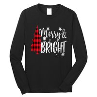 Merry And Bright Christmas Long Sleeve Long Sleeve Shirt