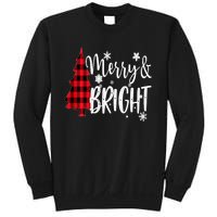 Merry And Bright Christmas Long Sleeve Sweatshirt