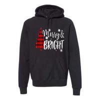 Merry And Bright Christmas Long Sleeve Premium Hoodie