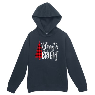 Merry And Bright Christmas Long Sleeve Urban Pullover Hoodie