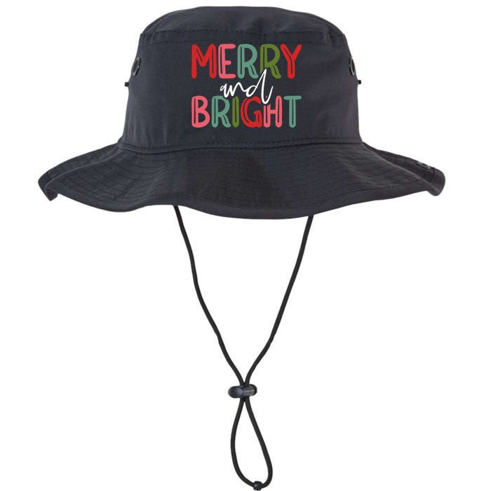 Merry And Bright Christmas Pajama Cute Xmas Holiday Legacy Cool Fit Booney Bucket Hat