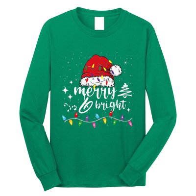 Merry And Bright Christmas Lights Xmas Long Sleeve Shirt