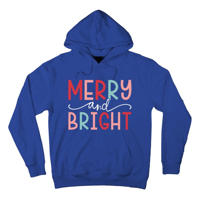 Merry And Bright Holiday Season Winter Vibes Christmas Gift Hoodie