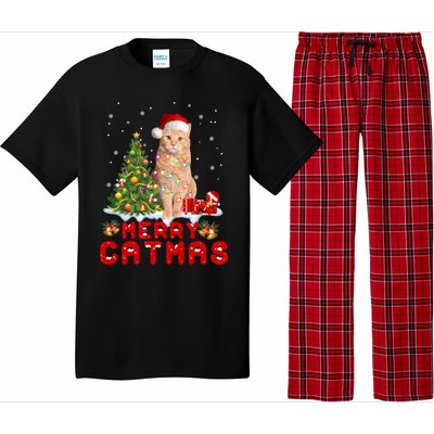 Meowy And Bright Merry Catmas Matching Pajamas Happy Family Great Gift Pajama Set