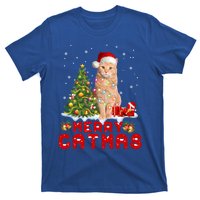 Meowy And Bright Merry Catmas Matching Pajamas Happy Family Great Gift T-Shirt