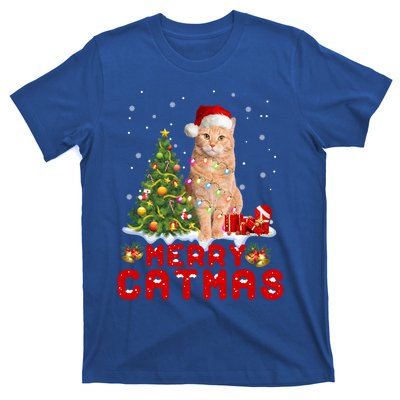 Meowy And Bright Merry Catmas Matching Pajamas Happy Family Great Gift T-Shirt