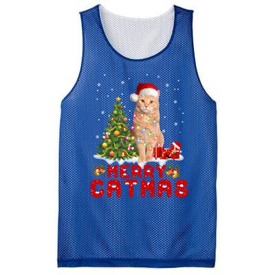 Meowy And Bright Merry Catmas Matching Pajamas Happy Family Great Gift Mesh Reversible Basketball Jersey Tank