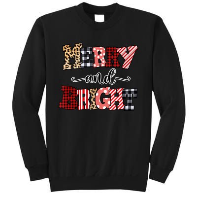 Merry And Bright Christmas Vibes Collection Tank Top Sweatshirt