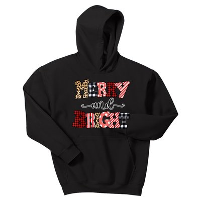 Merry And Bright Christmas Vibes Collection Tank Top Kids Hoodie