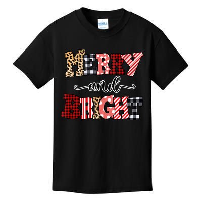 Merry And Bright Christmas Vibes Collection Tank Top Kids T-Shirt