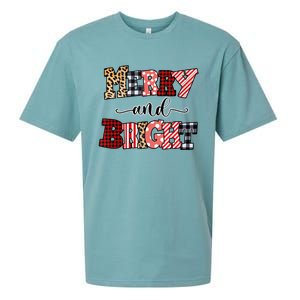 Merry And Bright Christmas Vibes Collection Tank Top Sueded Cloud Jersey T-Shirt