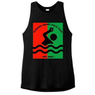 Montgomery Alabama Brawl Swim Team Ladies PosiCharge Tri-Blend Wicking Tank