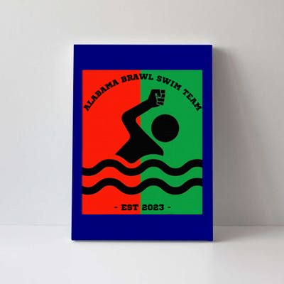 Montgomery Alabama Brawl Swim Team Canvas