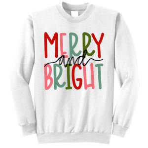 Merry And Bright Christmas Sweatshirt