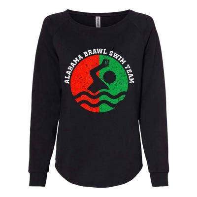 Montgomery Alabama Brawl Swim Team Womens California Wash Sweatshirt