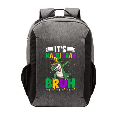 Mardigator Alligator Bruh Mardi Gras Costume Retro Vector Backpack
