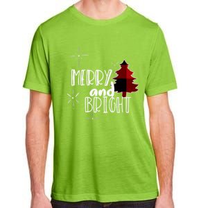 Merry And Bright Amazing Xmas | Funny Christmas Adult ChromaSoft Performance T-Shirt