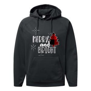 Merry And Bright Amazing Xmas | Funny Christmas Performance Fleece Hoodie