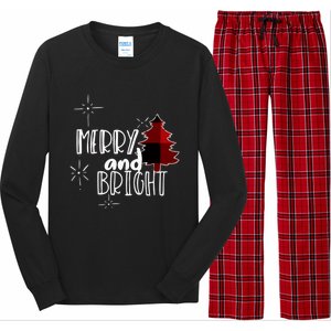 Merry And Bright Amazing Xmas | Funny Christmas Long Sleeve Pajama Set