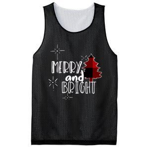 Merry And Bright Amazing Xmas | Funny Christmas Mesh Reversible Basketball Jersey Tank