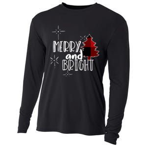 Merry And Bright Amazing Xmas | Funny Christmas Cooling Performance Long Sleeve Crew