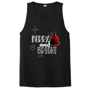 Merry And Bright Amazing Xmas | Funny Christmas PosiCharge Competitor Tank