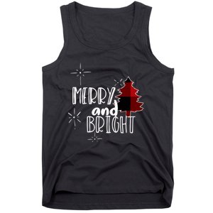 Merry And Bright Amazing Xmas | Funny Christmas Tank Top