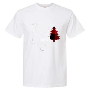 Merry And Bright Amazing Xmas | Funny Christmas Garment-Dyed Heavyweight T-Shirt