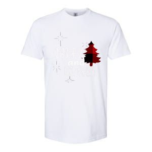 Merry And Bright Amazing Xmas | Funny Christmas Softstyle CVC T-Shirt