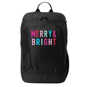 Merry And Bright Christmas Cool Gift City Backpack