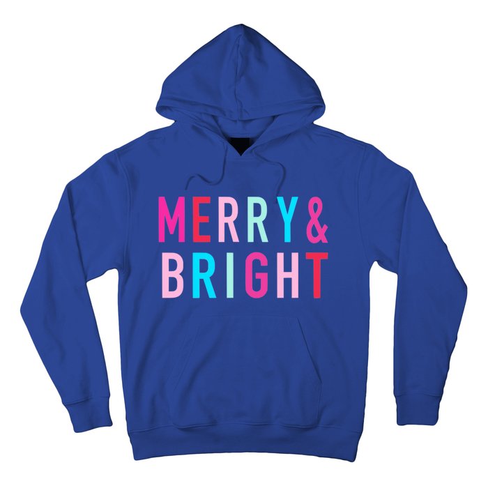 Merry And Bright Christmas Cool Gift Hoodie