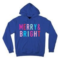 Merry And Bright Christmas Cool Gift Tall Hoodie