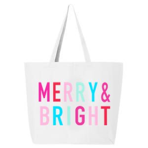 Merry And Bright Christmas Cool Gift 25L Jumbo Tote