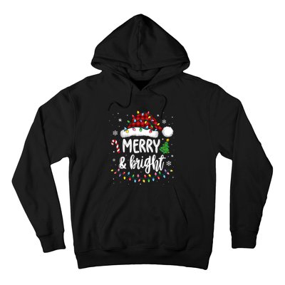 Merry And Bright Christmas Lights Xmas Hoodie