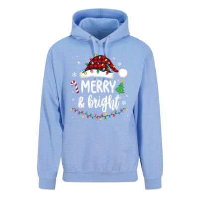 Merry And Bright Christmas Lights Xmas Unisex Surf Hoodie