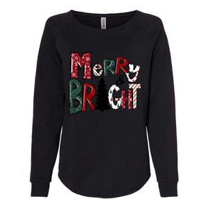 Merry And Bright Womens California Wash Sweatshirt