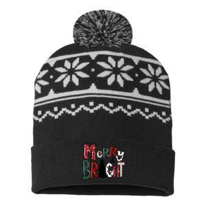 Merry And Bright USA-Made Snowflake Beanie