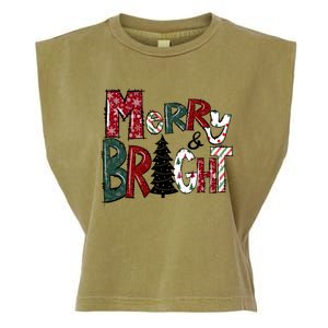 Merry And Bright Garment-Dyed Women's Muscle Tee