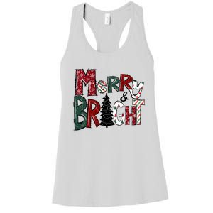 Merry And Bright Women's Racerback Tank