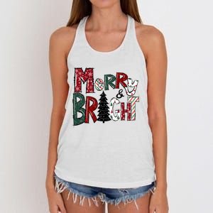 Merry And Bright Women's Knotted Racerback Tank