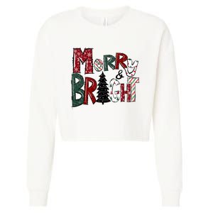 Merry And Bright Cropped Pullover Crew