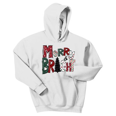 Merry And Bright Kids Hoodie